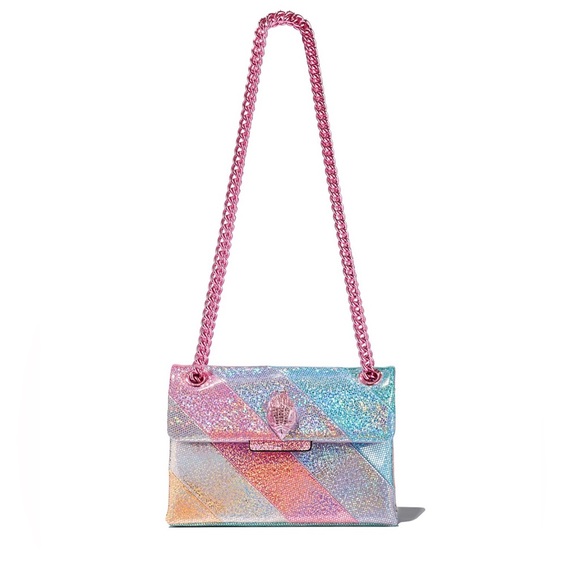 Kurt Geiger London Mini Kensington Glitter Holographic Crossbody Bag - Picture 6 of 8